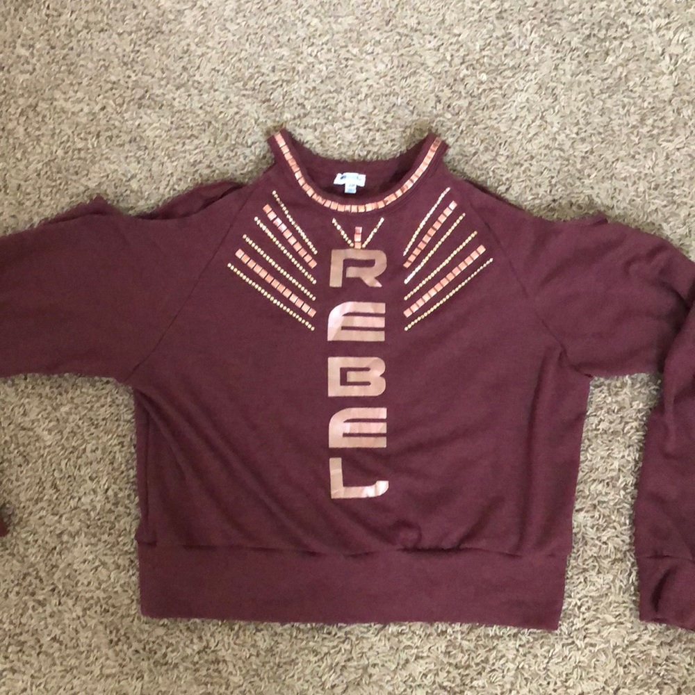 Rebel Cropped Sweatshirt